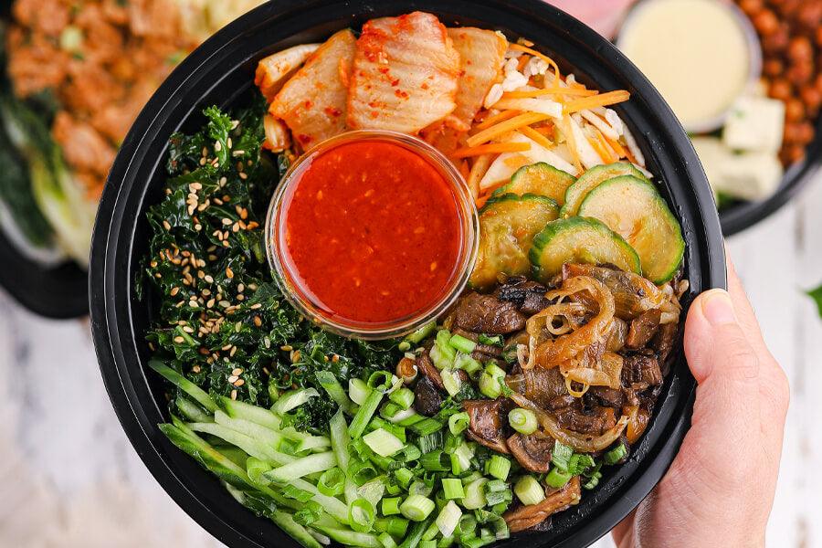 Tofu Bibimbap Entree Bowl - XMeals CA