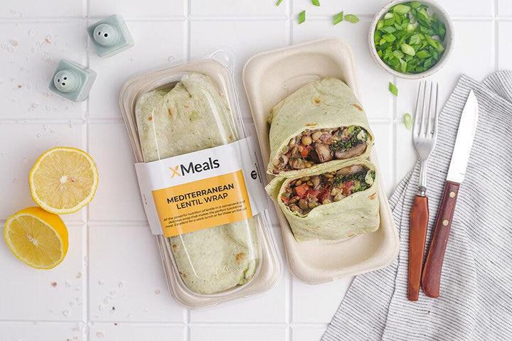 Mediterranean Lentil Wrap